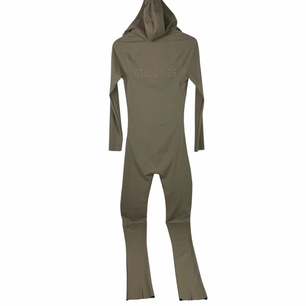 Adidas X Fear of God Hooded Jumpsuit Bodysuit Small Clay Flaw